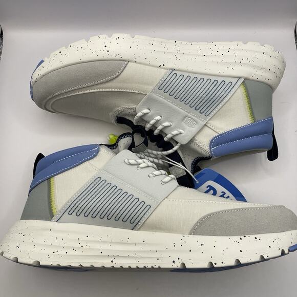 NWT Hey Dude Women’s Size 8 Sirocco Mid Top Sport Sneakers Gray 40909-030 - Picture 3 of 9